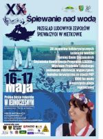 XX Śpiewanie nad wodą - Mietków 2015 - plakat
