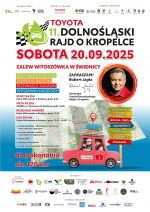 plakat 11. Toyota Dolnośląski Rajd o Kropelce