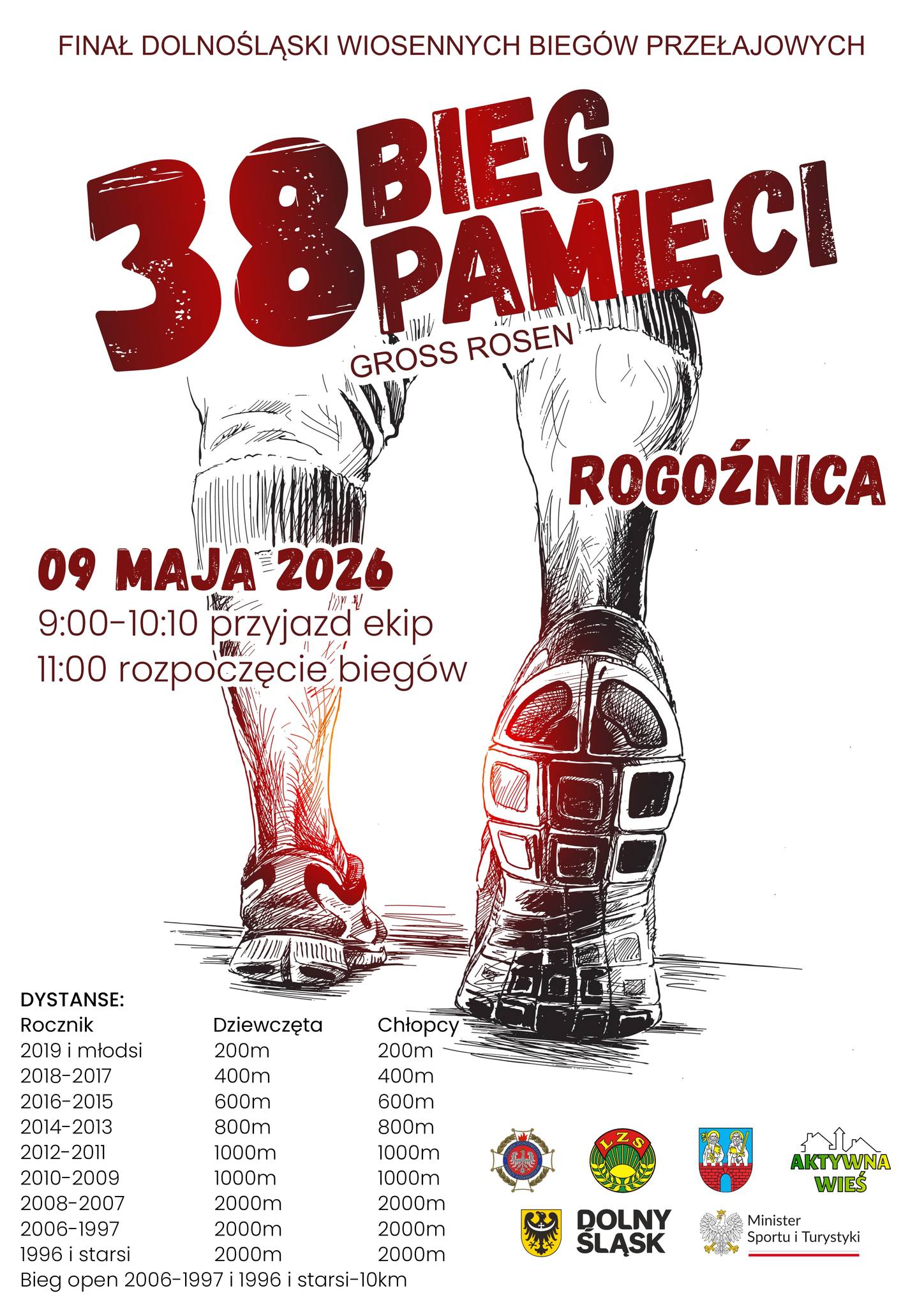 BIEG PAMIĘCI GROSS ROSEN - plakat